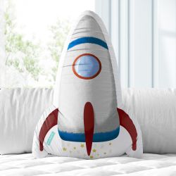 Almofada Foguete do Astronauta 33cm